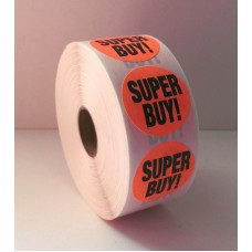 Super Buy - 1.375" Red Label Roll